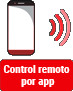 Control remoto por app